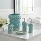 Maya Complete Bathroom Bundle — Full 10-Piece Embroidered Floral Garland Luxury Collection