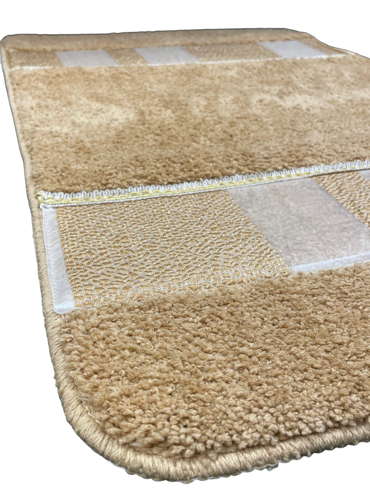 Marquis Complete Bathroom Bundle — Full 10-Piece Hammered Metallic Stripe Luxury Collection