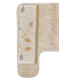 Birch Embroidered Contour Rug — Toilet Surround Accent Piece