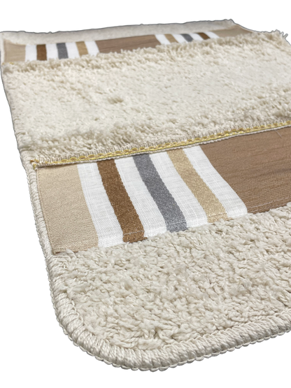 Ivanna Complete Bathroom Bundle — Full 10-Piece Modern Stripe Luxury Collection