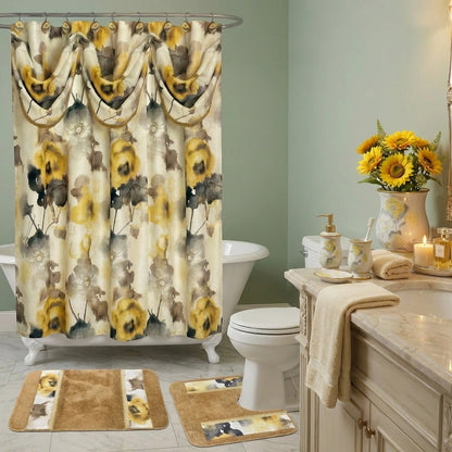 Judy Complete Bathroom Bundle — Full 10-Piece Romantic Botanical Floral Luxury Collection